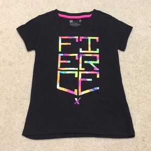 Girl’s XERSION Athletic Black “FIERCE” tee